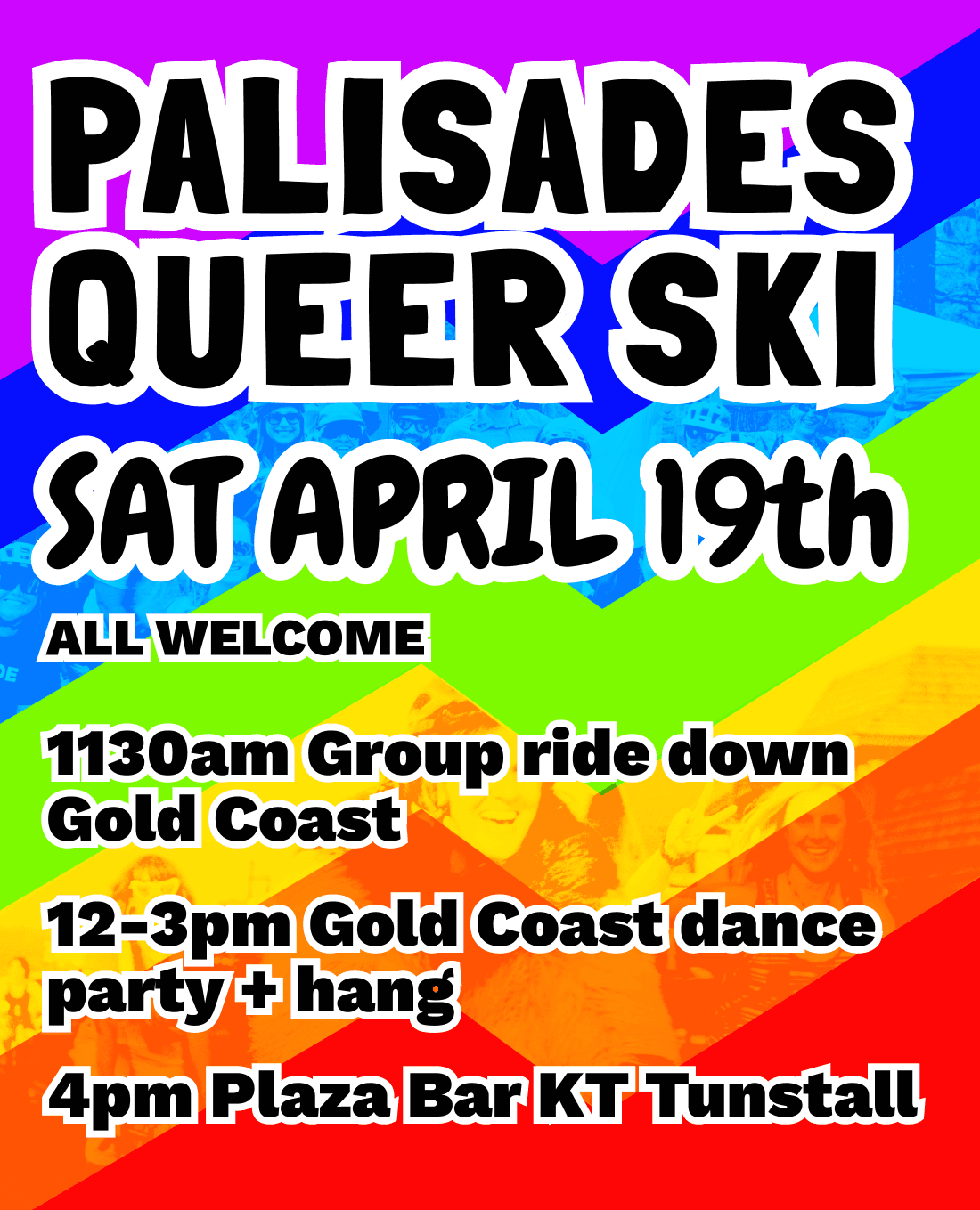 Palisades Queer Ski flyer