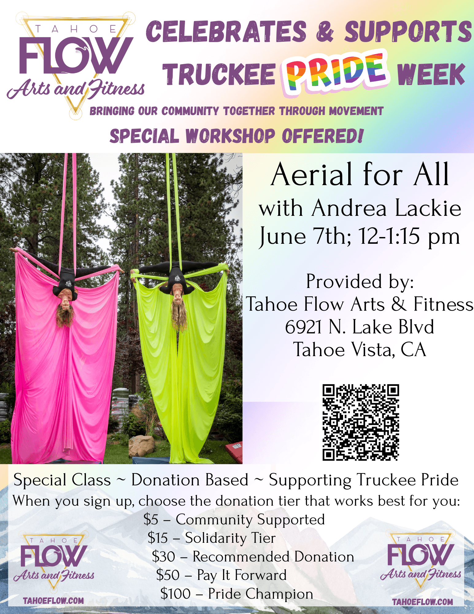 Aerial For All flyer