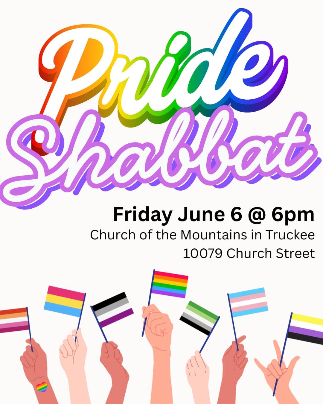 Pride Shabbat flyer