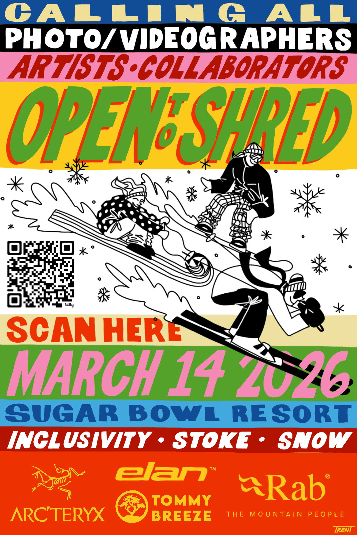 Open To Shred flyer