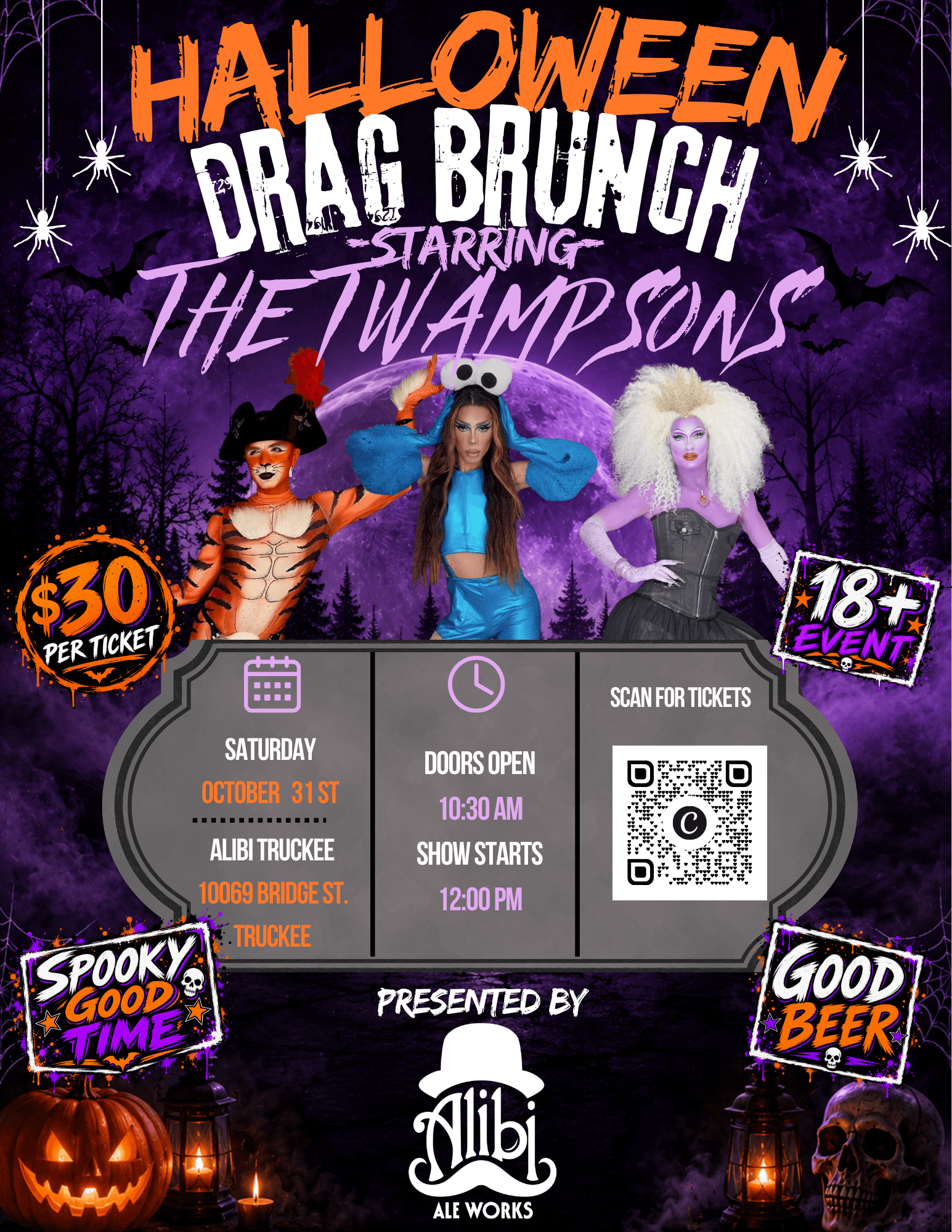 Halloween Kick Off Drag Brunch flyer