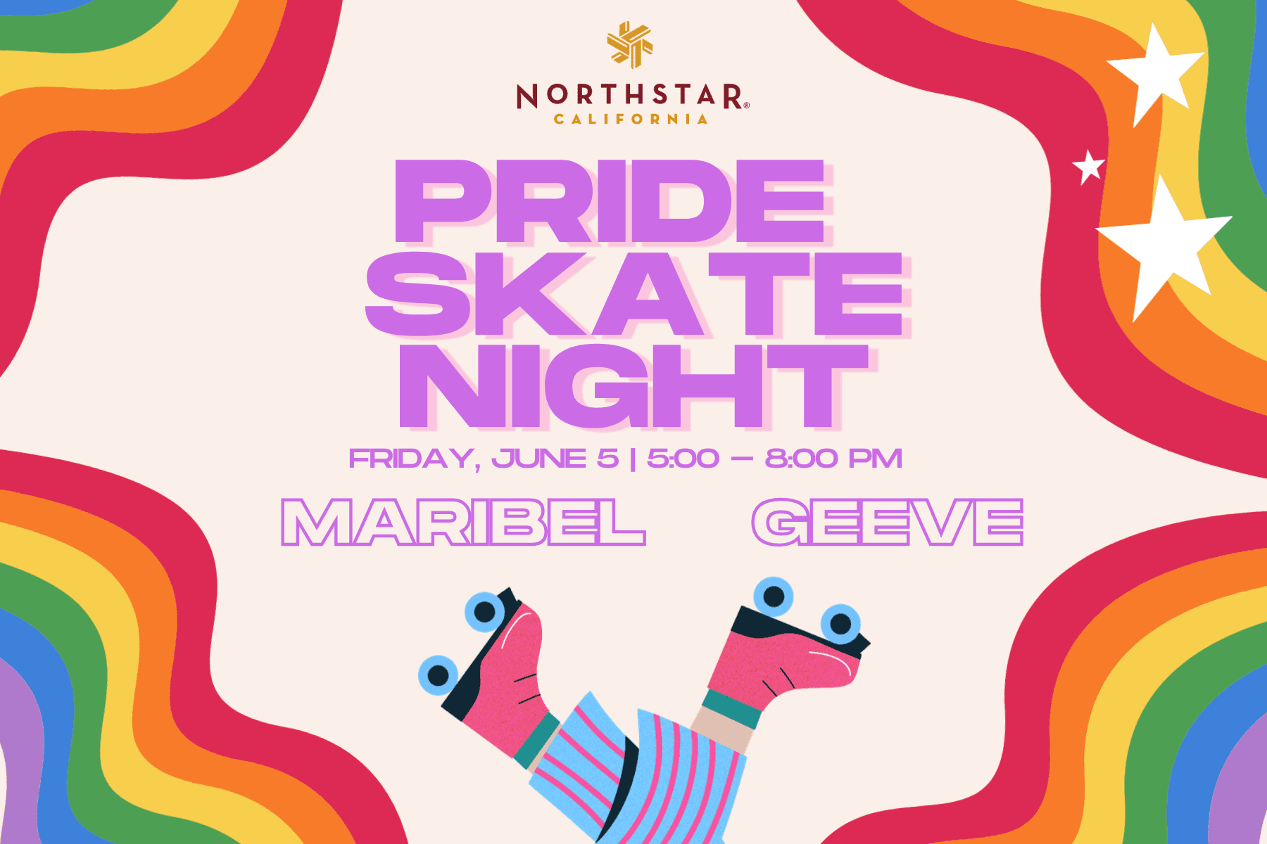 Pride Skate Night flyer