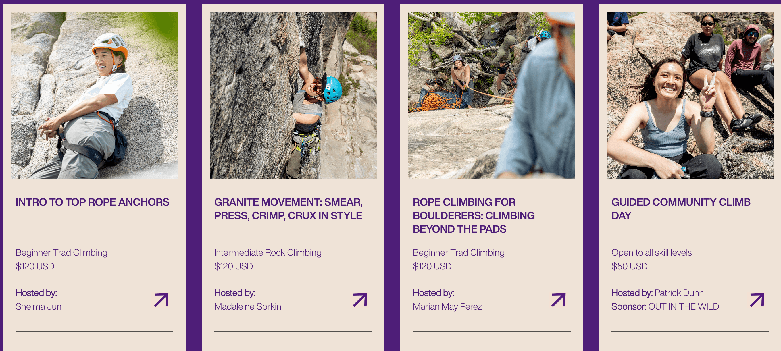 Arc'teryx Rock Climbing Clinics - Friday flyer