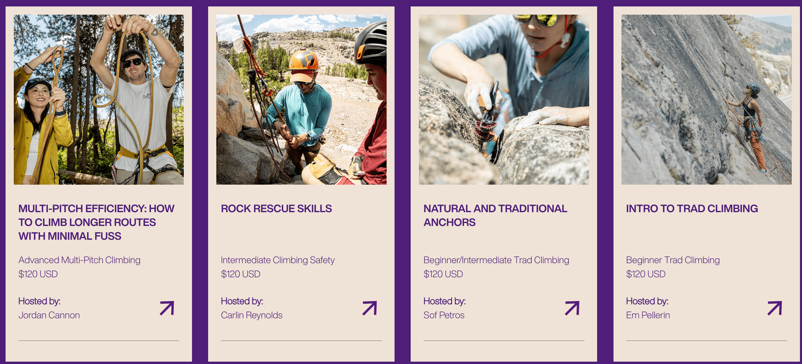 Arc'teryx Rock Climbing Clinics- Saturday flyer