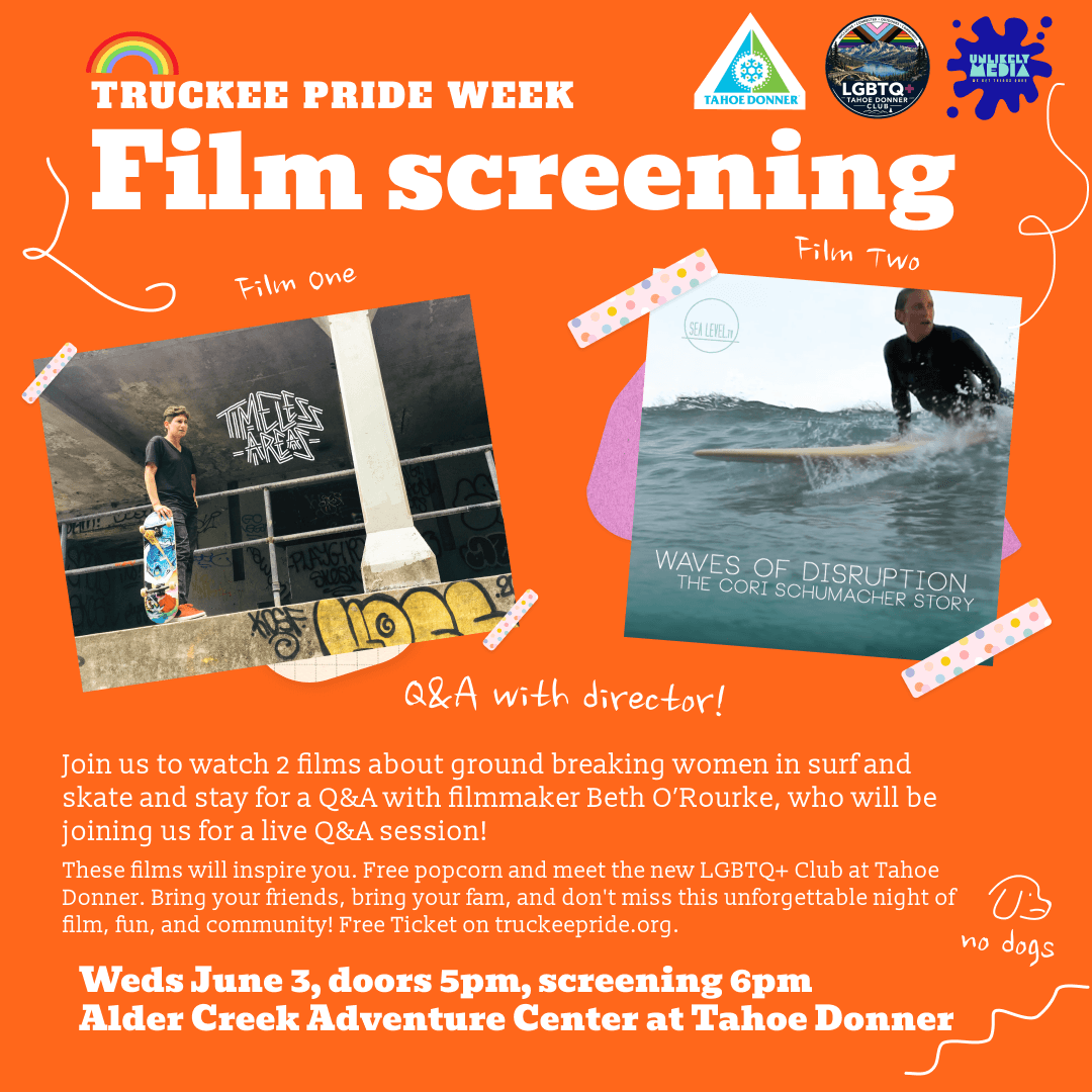 Uncharted Territory: Groundbreaking Queer Stories Film Screening flyer